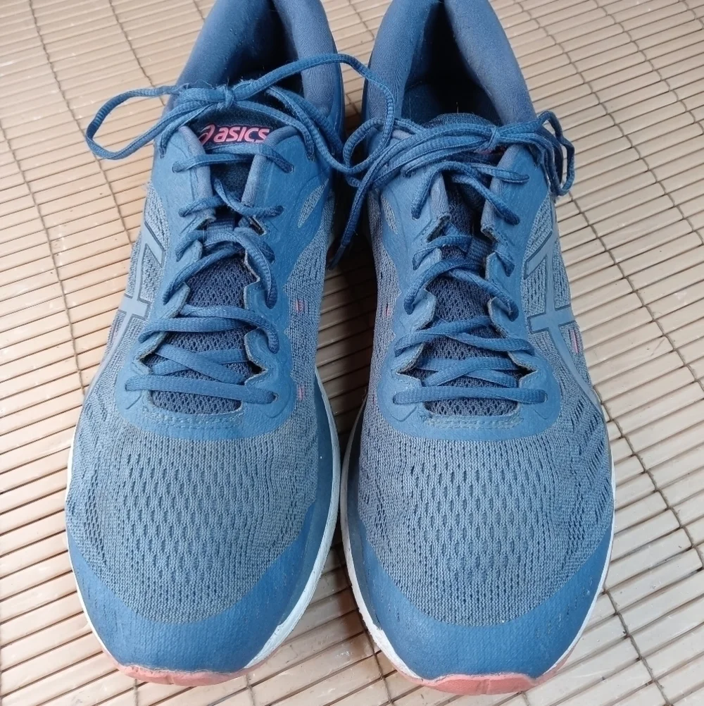 Asics gel kayano 24 men's Flytefoam Duomax blue sneakers size 13 .  27pm